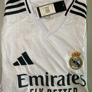 Real Madrid White and Black Jersey